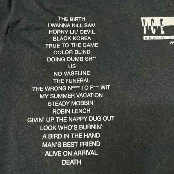 NWOT Ice Cube Death Certificate Album 20th Anniv Graphic L/S T-Shirt Unisex M - Picture 4 of 7